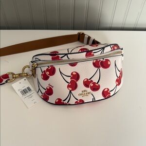 NWT Coach Cherry Belt Bag